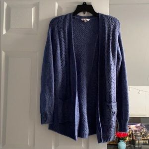 Blue Open Sweater